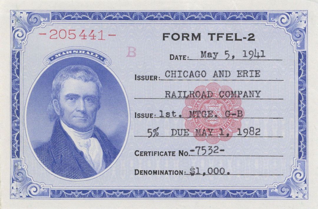U.S. Treasury Document - 1940's dated FORM TFEL-2 - Americana - Checks