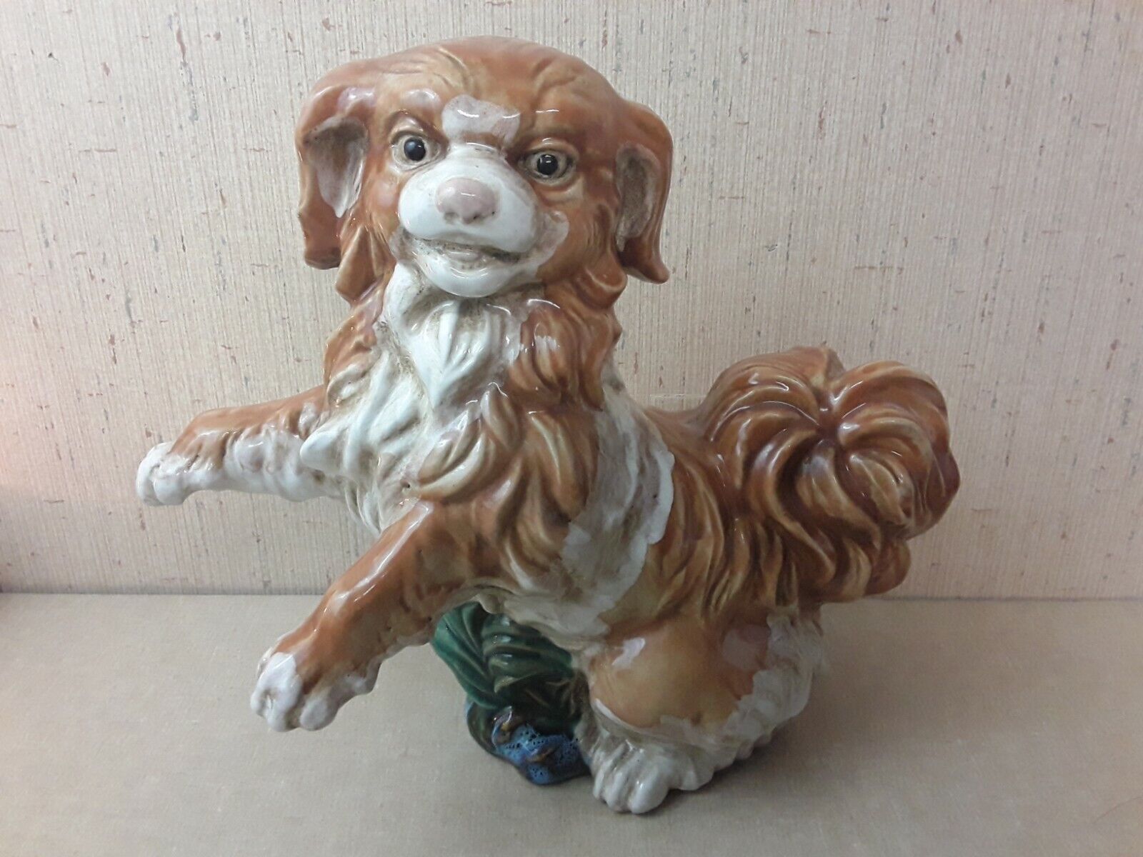 Vintage Style Cavalier King Charles Spaniel Dog Figure