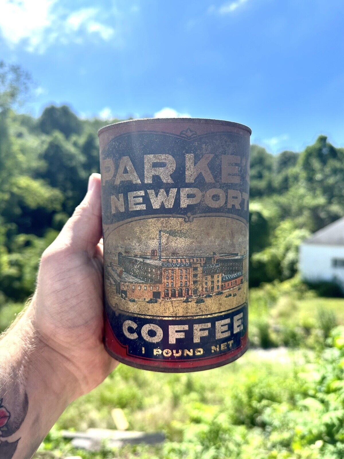 Vintage Coffee Tin RARE