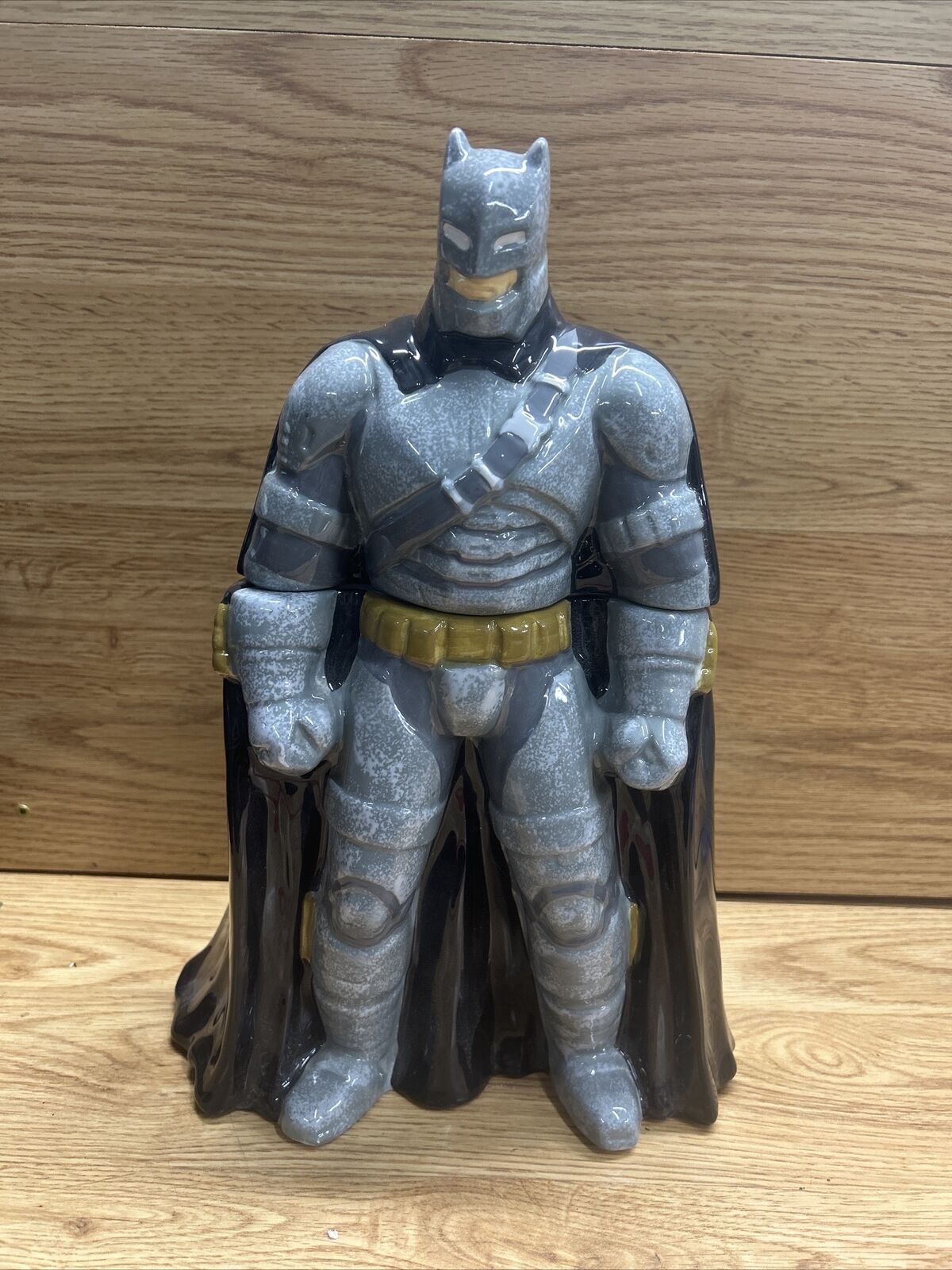 Armored Batman Figure Ceramic Cookie Jar - Batman vs Superman Movie - NEW HTF