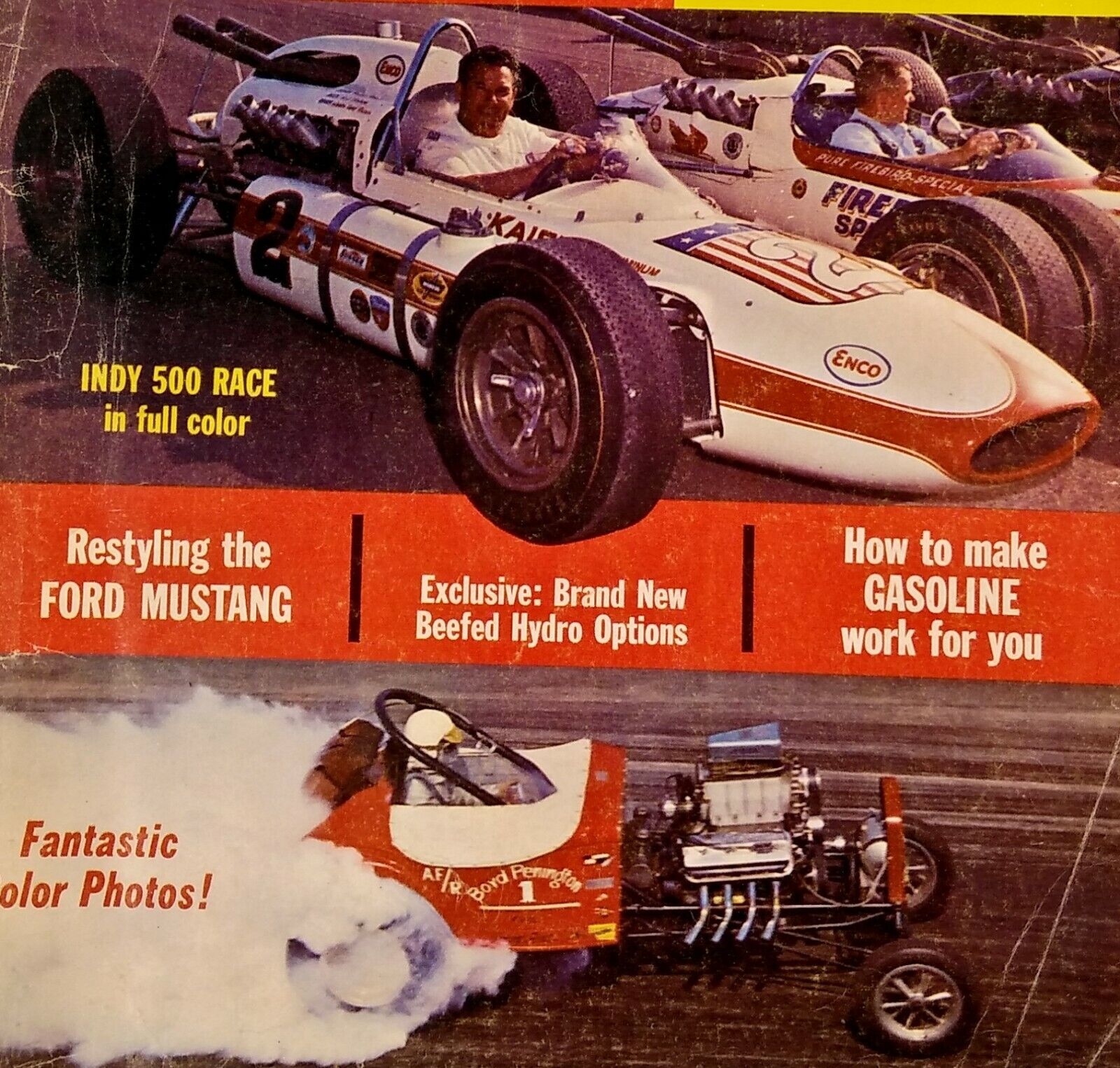 Modern Rod 1964 Vol 1 No 4 Scrap Crafting Salvage Mustang 460 Hydro Dragsters