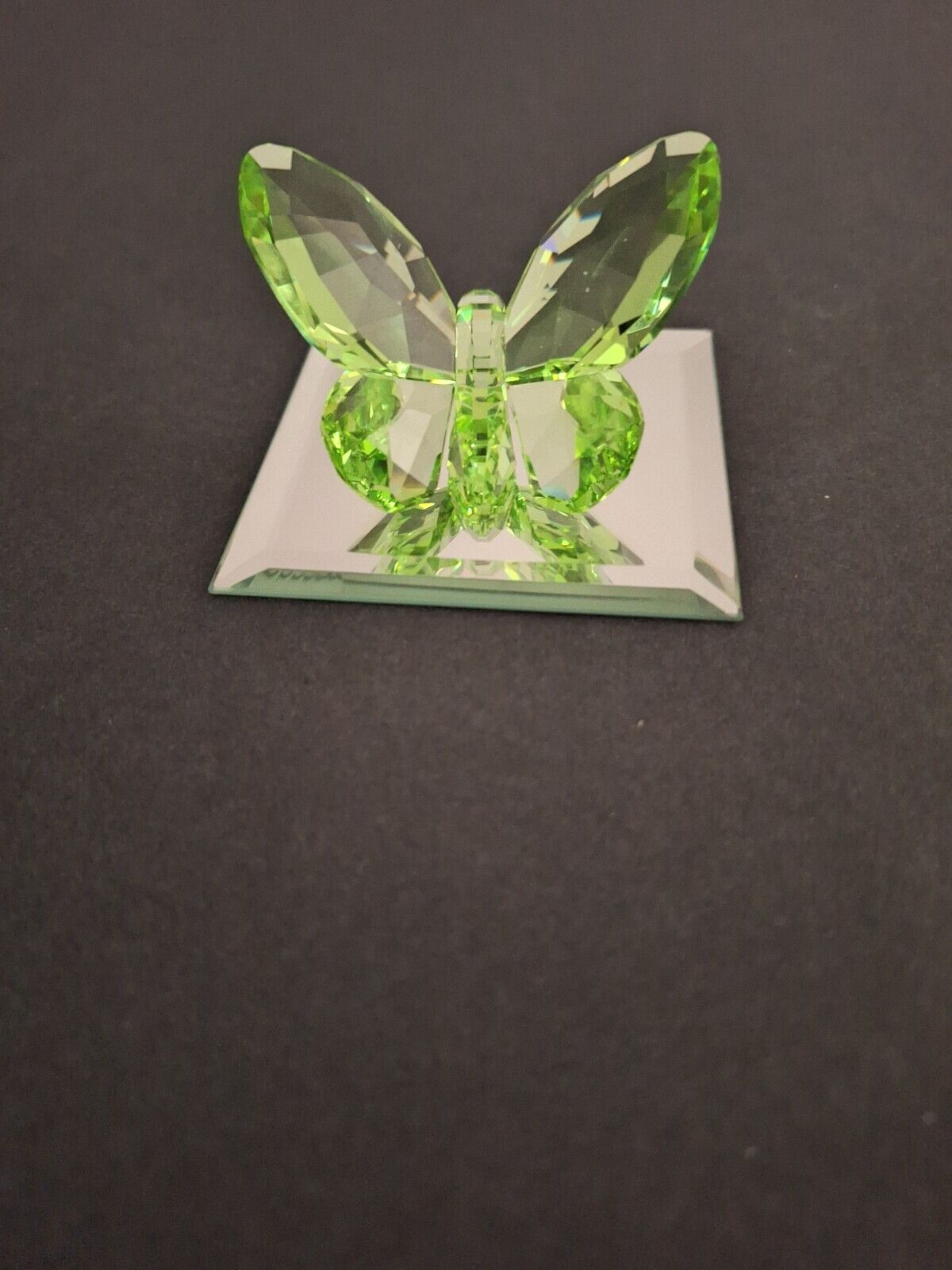 Swarovski Crystal Peridot Green Butterfly