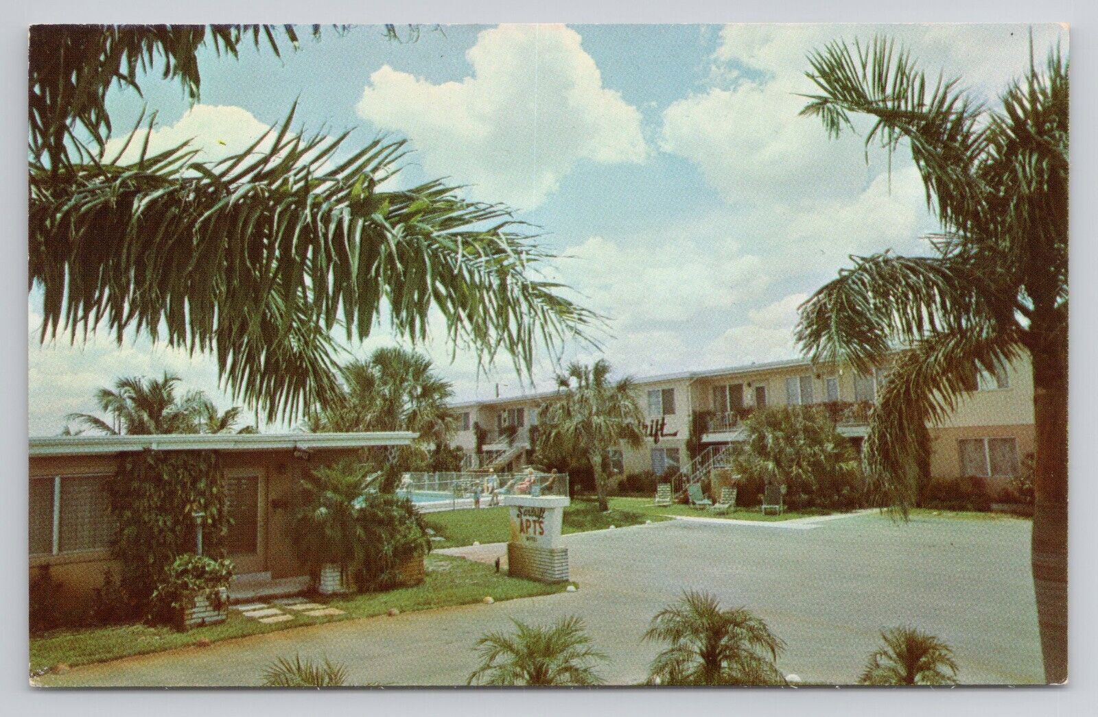 Postcard Sandrift Apartments East Lake Drive Naples Florida