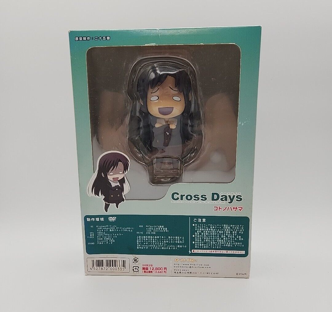 PC Windows Game Cross Days OVERFLOW Figure from Japan Rare (No Game)