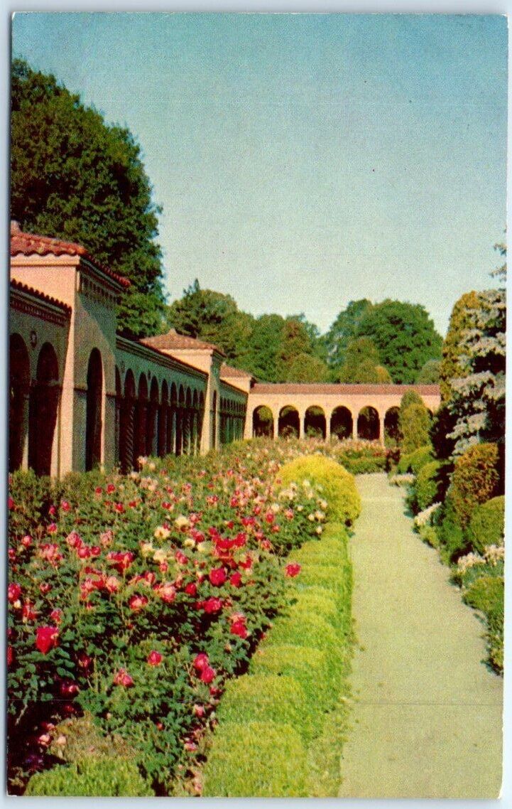 Postcard - Rosary Portico & Rose Gardens, Franciscan Monastery, Washington, DC