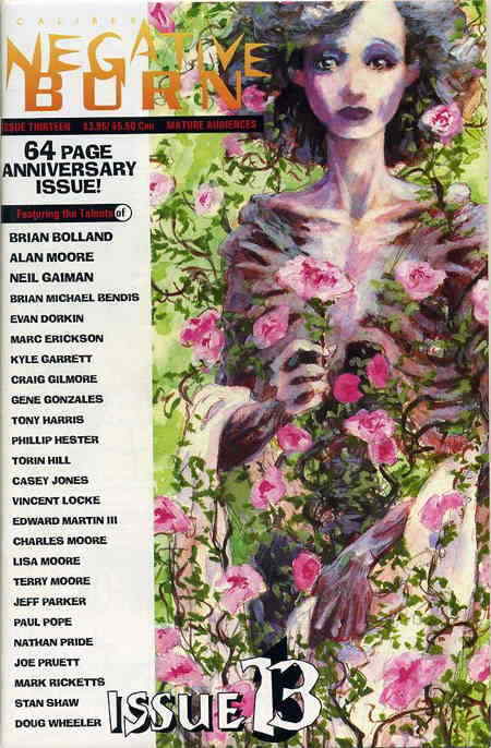 Negative Burn #13 VF/NM; Caliber | Alan Moore Neil Gaiman Strangers in Paradise
