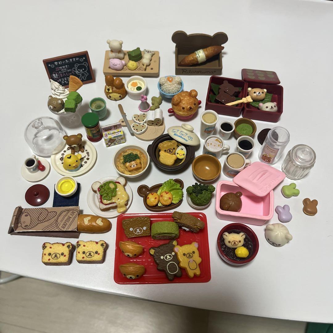 Re-ment Rilakkuma Sanrio My Melody Miniature figures Mini food Used Japan