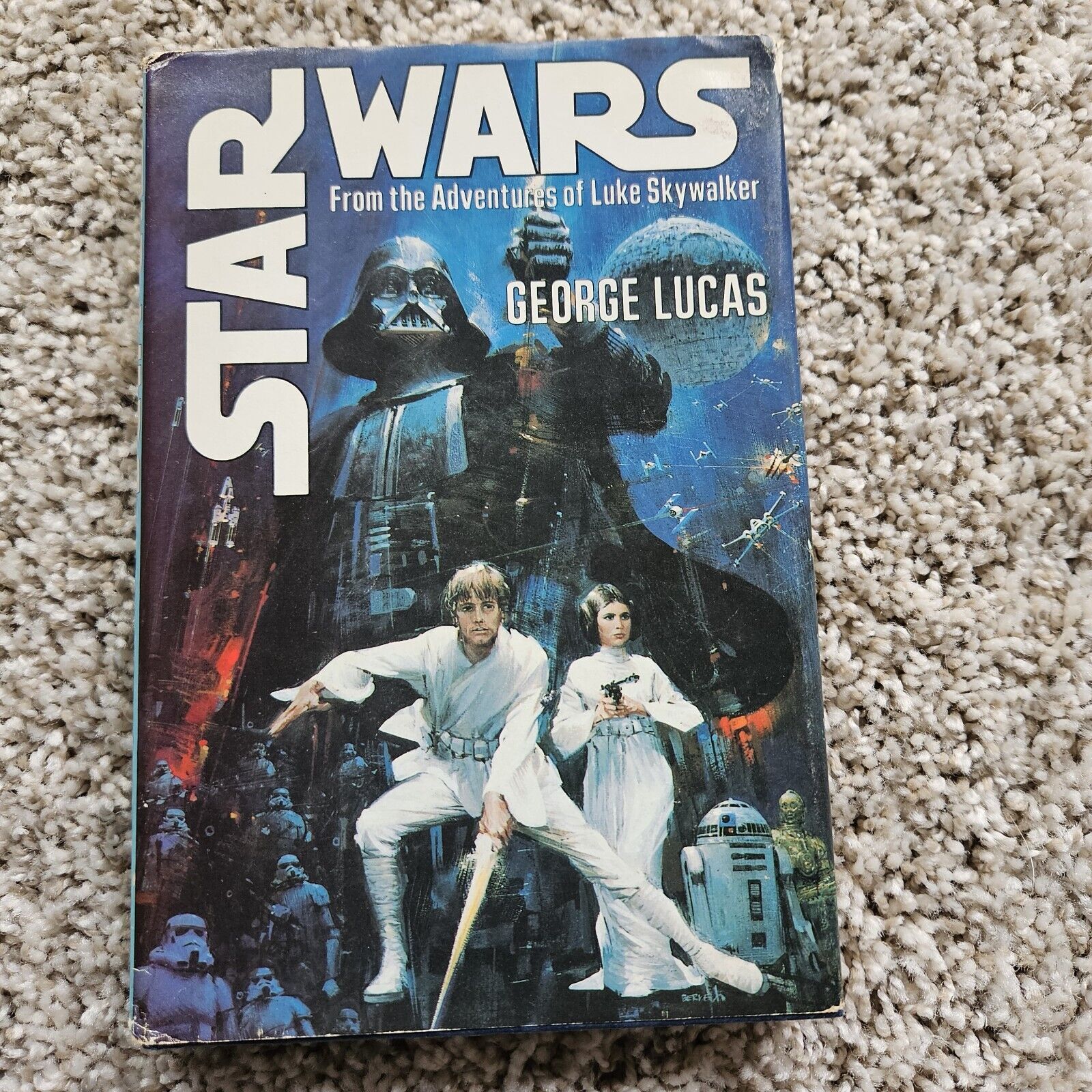 1976 Vintage Book: Star Wars From The Adventures Of Luke Skywalker George Lucas