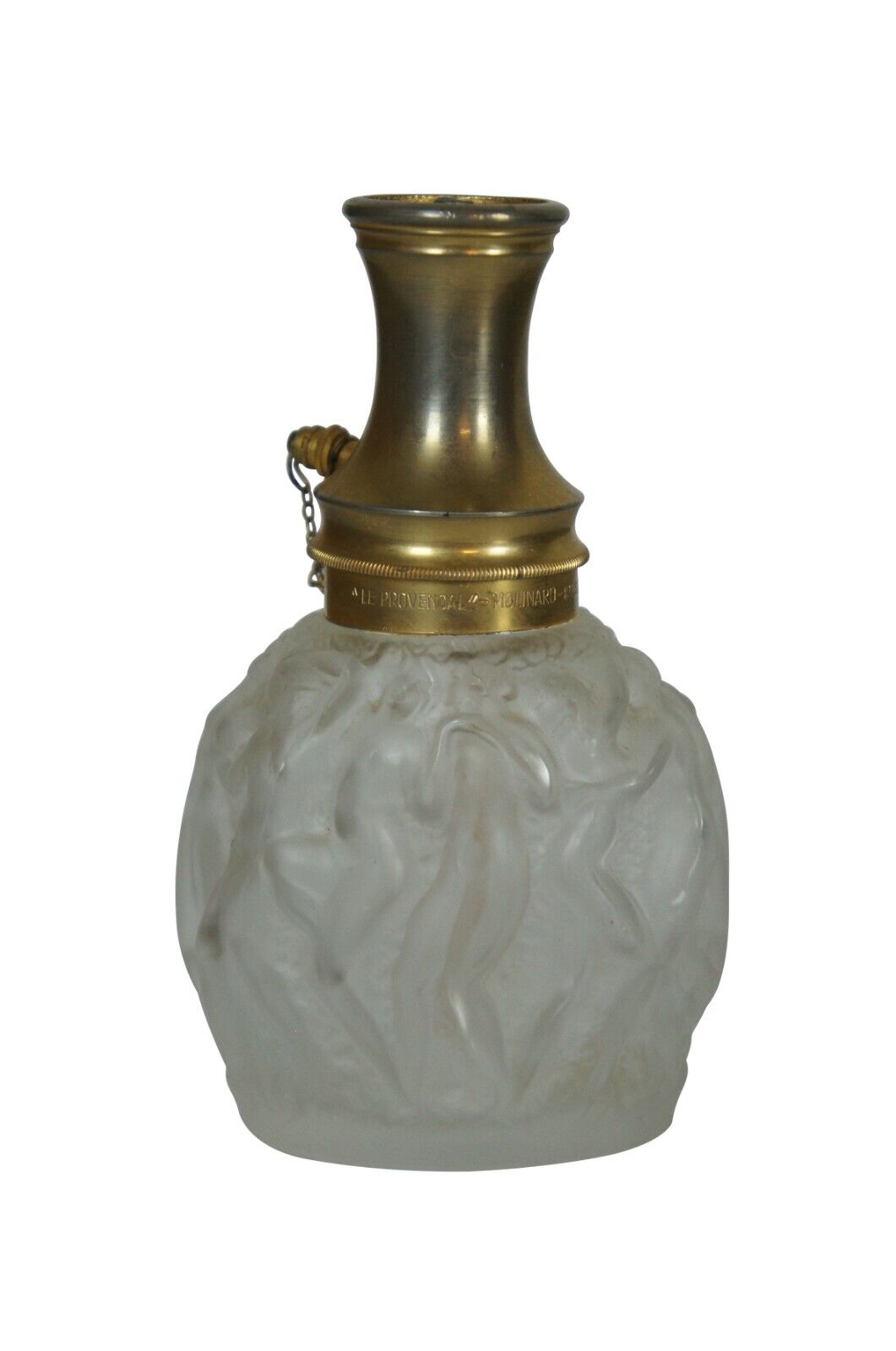 Lalique Molinard Le Provencal Atomizer Bacchanate Nude Figure Perfume Bottle 6