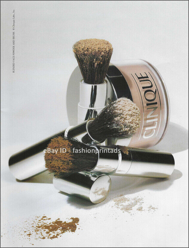 Vintage CLINIQUE Cosmetics 1-Pg Magazine PRINT AD 1993 1994 blended face powder