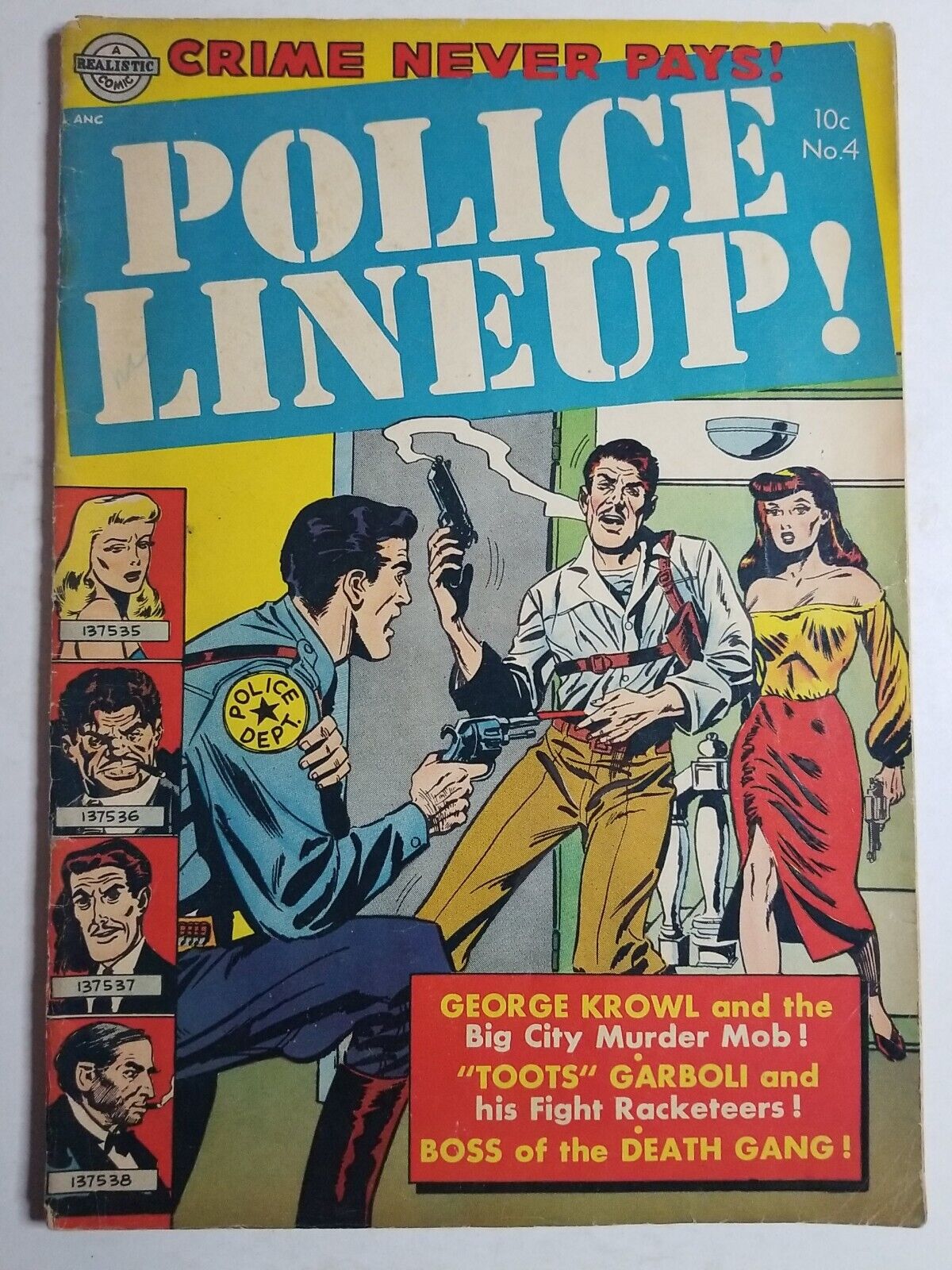 Police Lineup (1951) #4 - Very Good 