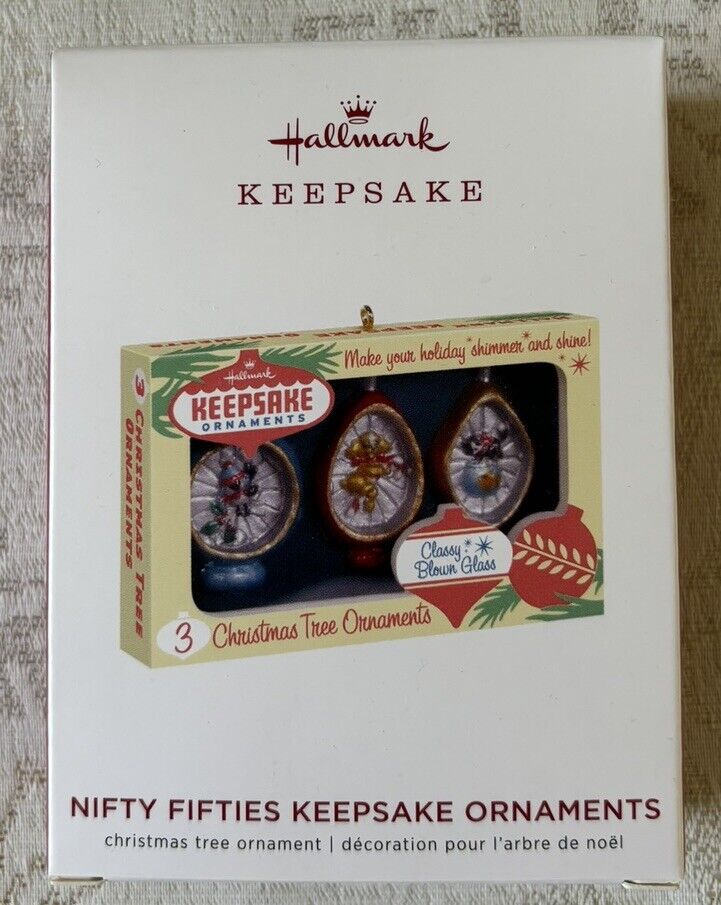 Hallmark 2019 Nifty Fifties Christmas Keepsake Ornament New Mint MIB