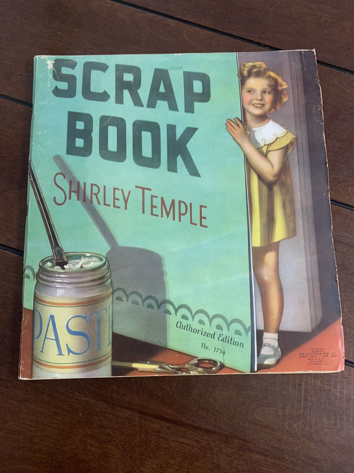 Shirley Temple antique scrapbook USED