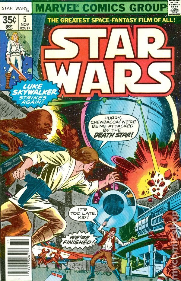 Star Wars #5 VG/FN 5.0 1977 Stock Image