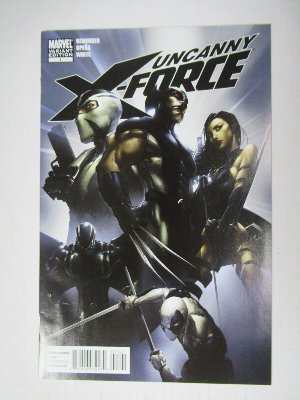 2010 Marvel Comics Uncanny X-Force #1 Crain 1:25 Variant