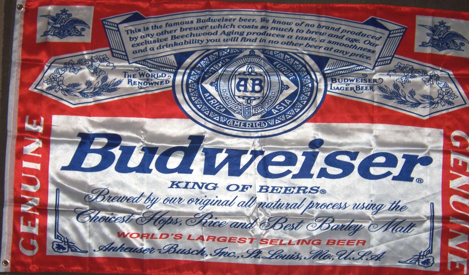 New Budweiser Beer Flag Bud Sign 3x5ft USA seller