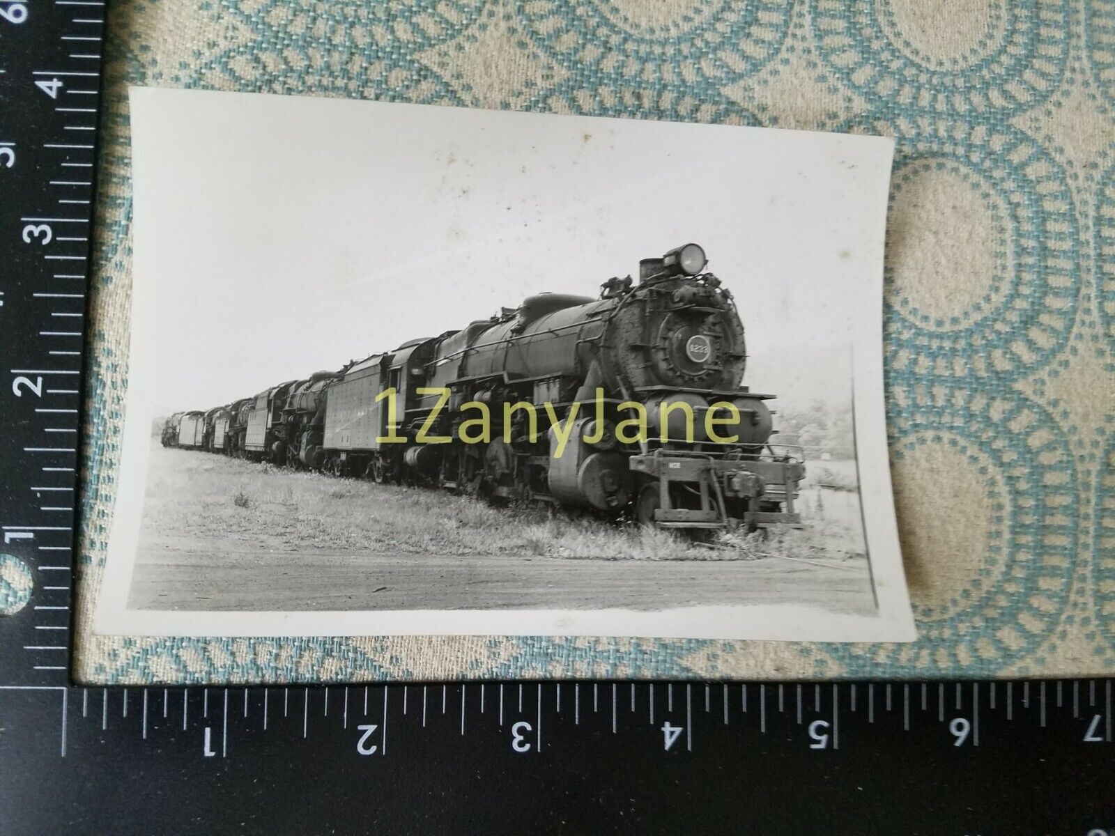 A189 VINTAGE TRAIN ENGINE PHOTO Railroad PENNSY #4423, 1950'S