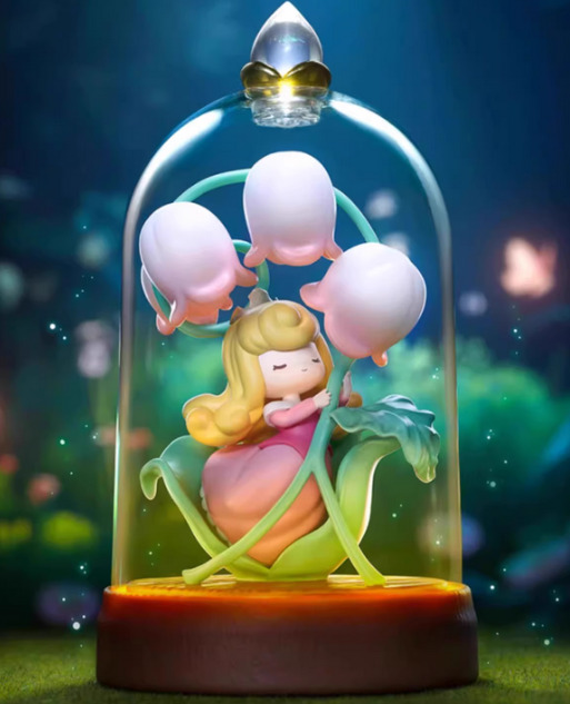 52TOYS Disney Princess Glaze Flower Shadow Series Confirmed Blind box Figure Toy
