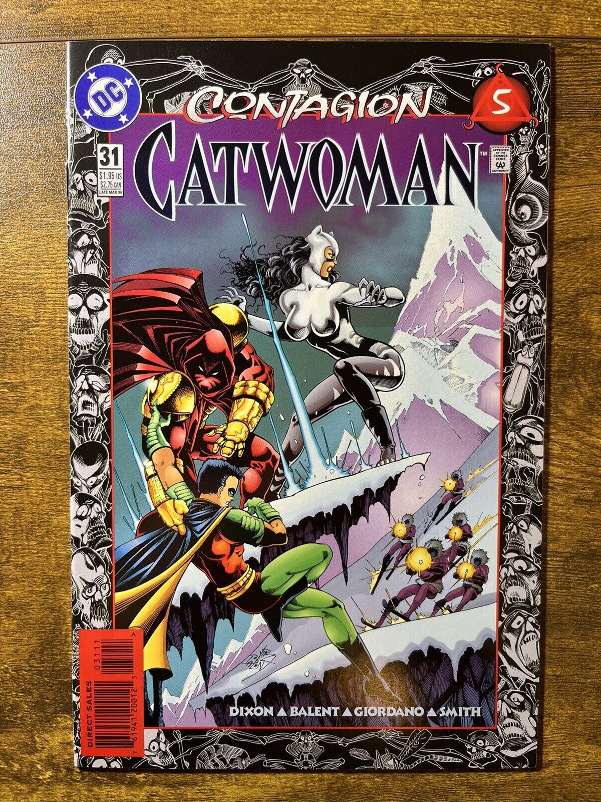 CATWOMAN 31 DIRECT EDITION JIM BALENT COVER CHUCK DIXON STORY DC COMICS 1996