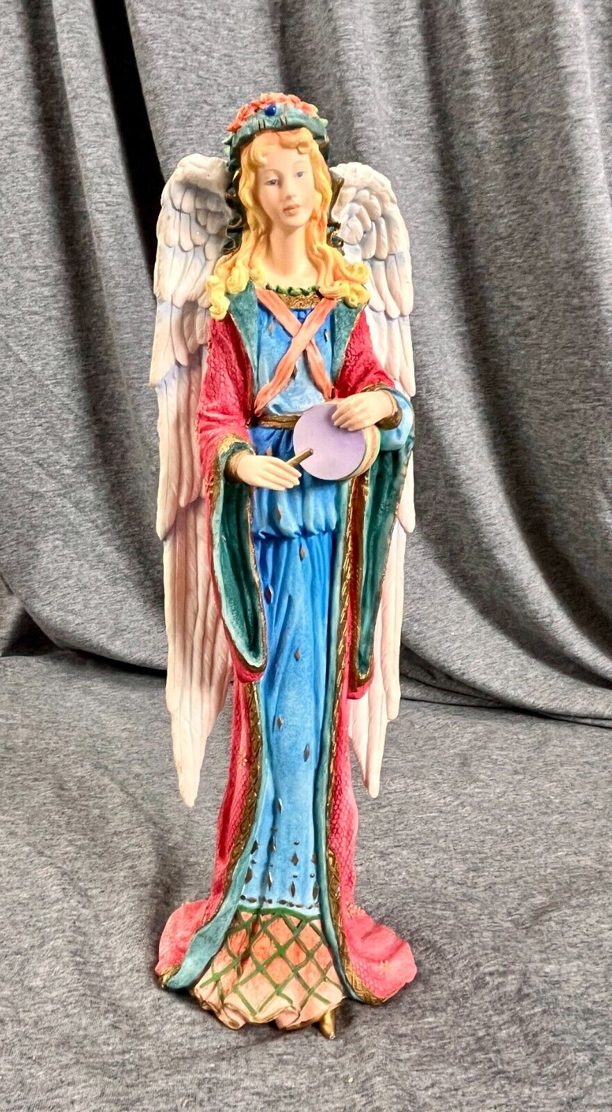 Lenox Hand-Painted Bonded Porcelain Angel of Love Sculpture 12\