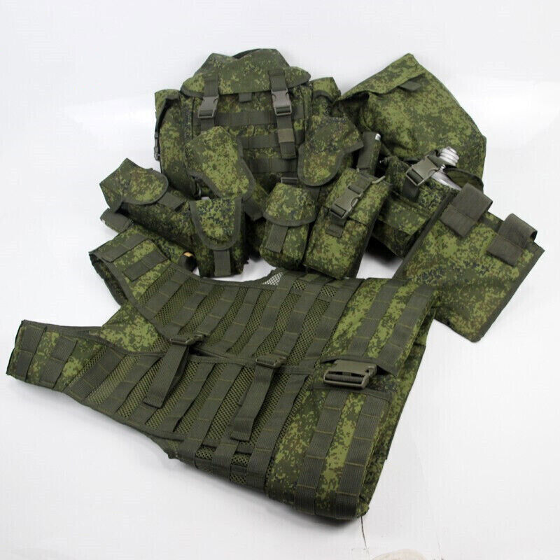 In US Russian Tactical Vest 6sh117 Molle Bags Emr Combat Equipment Replica Vest