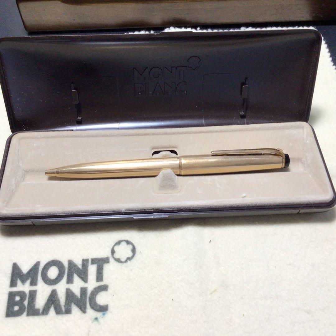 Price reduced Montblanc Hammer Trigger Ballpoint Pen 38 Gold Body with box