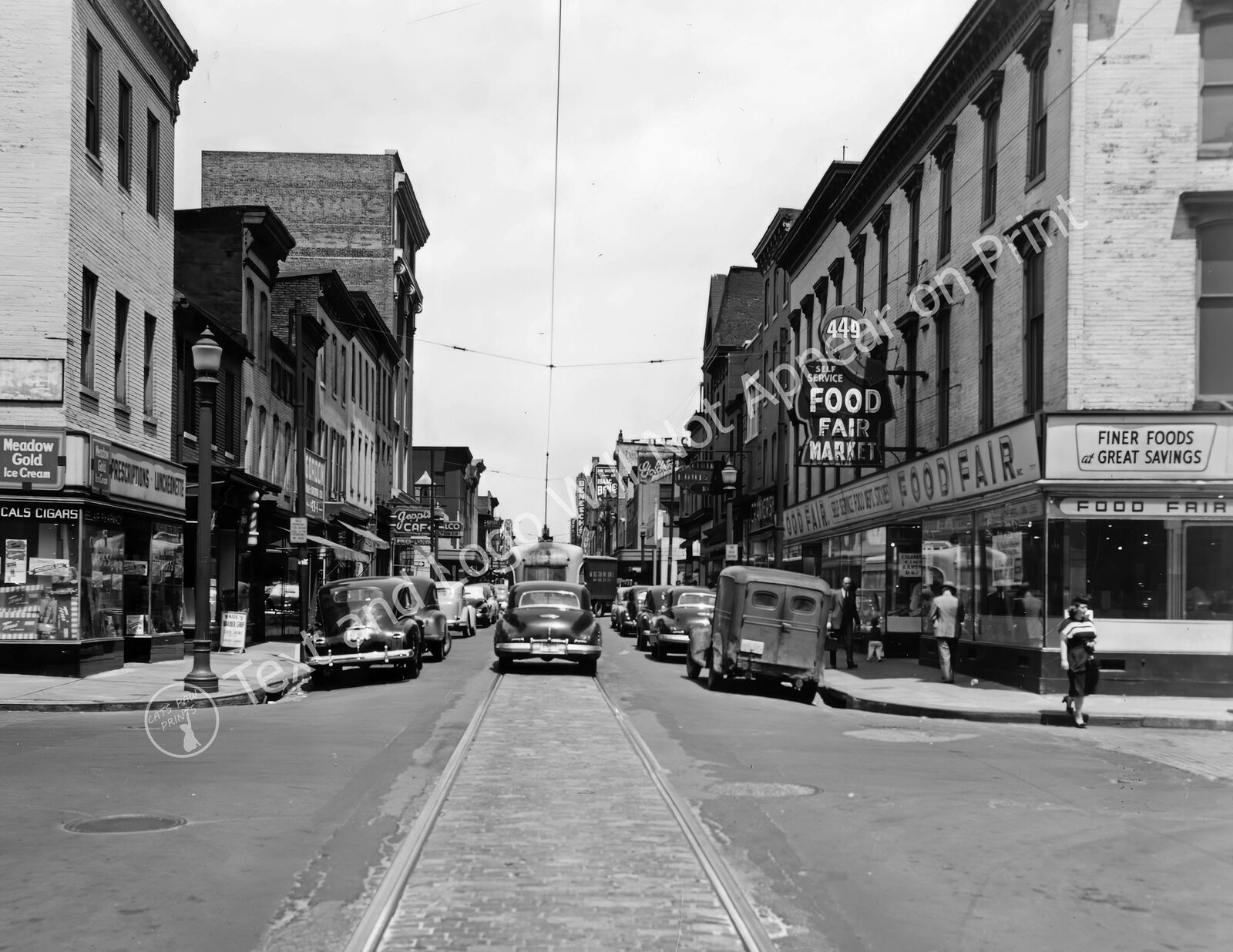 1948 Gay Street, Baltimore, Maryland Vintage Old Photo Reprint