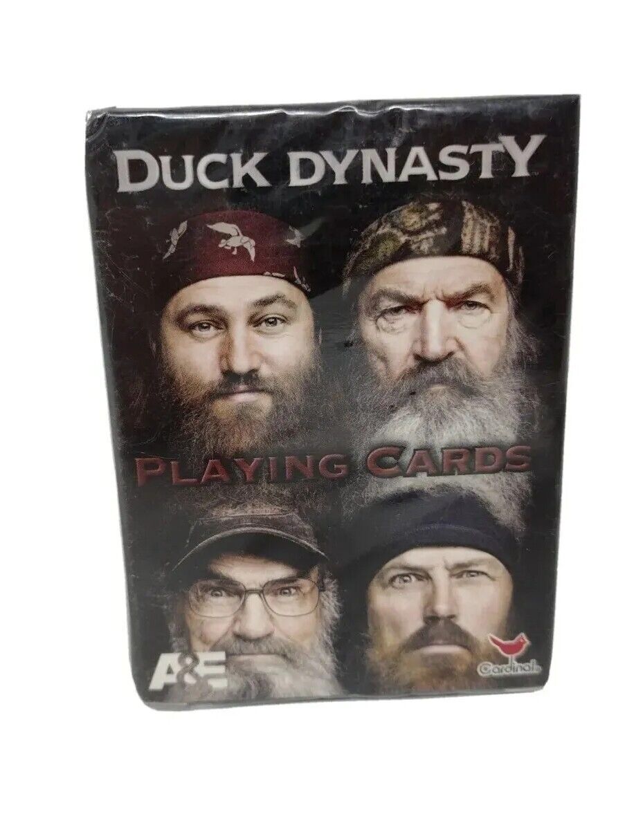 2013 DUCK DYNASTY PLAYING CARDS New Sealed Deck A&E Cardinal