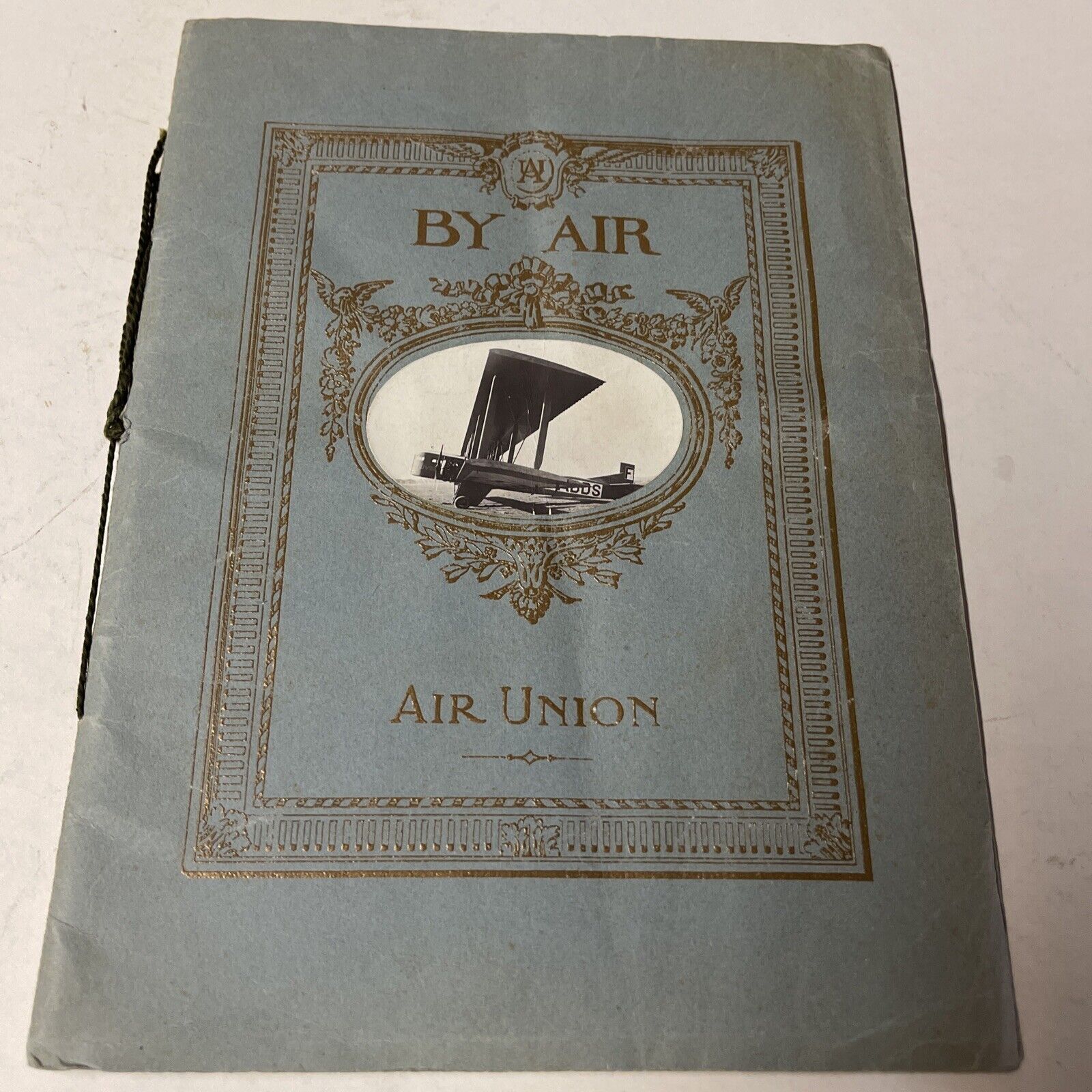 1924 Air Union By Air AIRLINE TIMETABLE  Brochure Aviation History Book