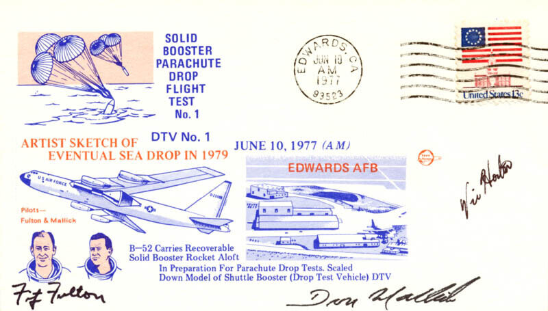 DONALD L. MALLICK - SPECIAL COVER SIGNED WITH CO-SIGNERS