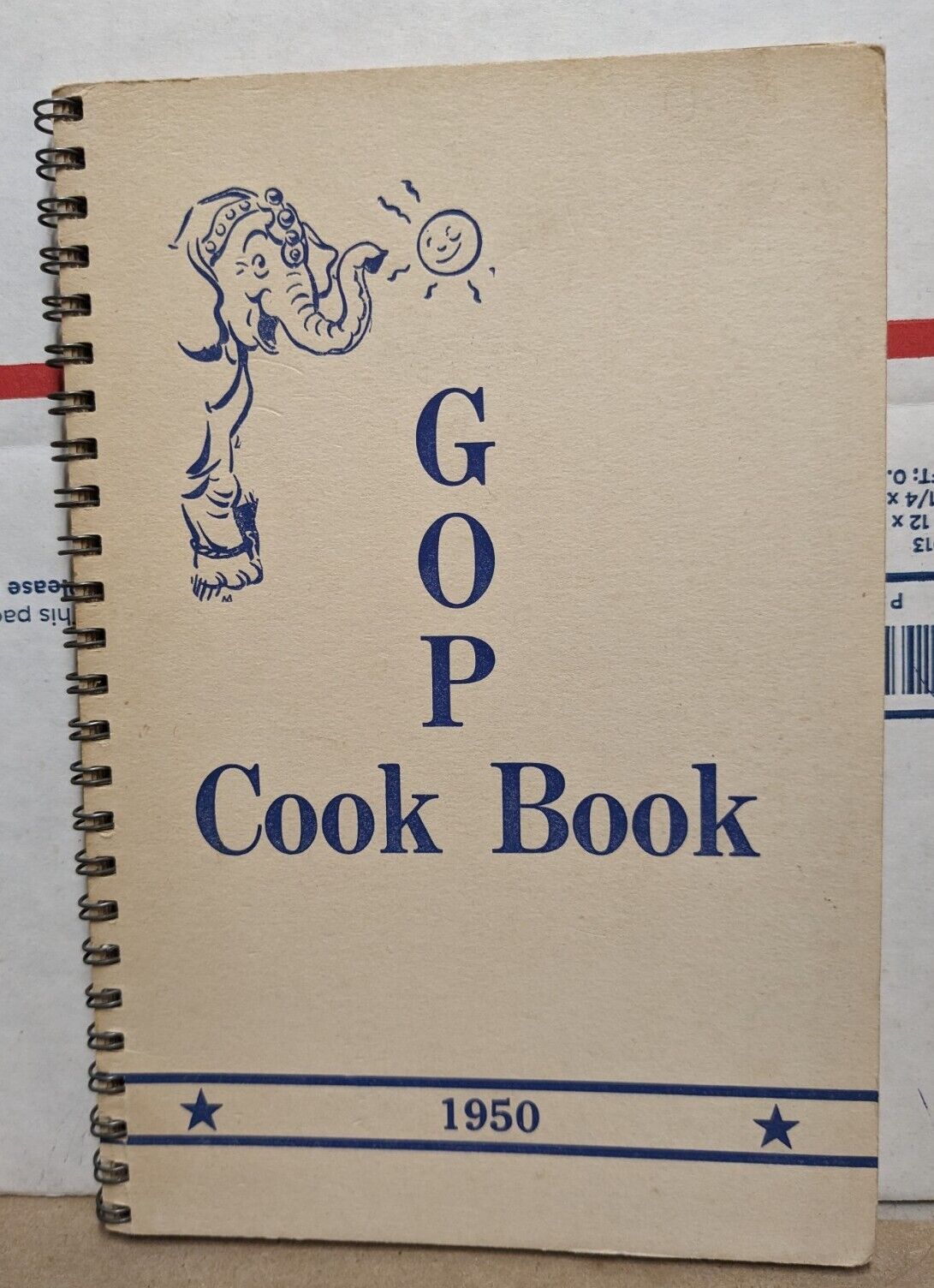 1950 Iowa Council Of Republican Women 1st District GOP Cookbook Iowa Advertising
