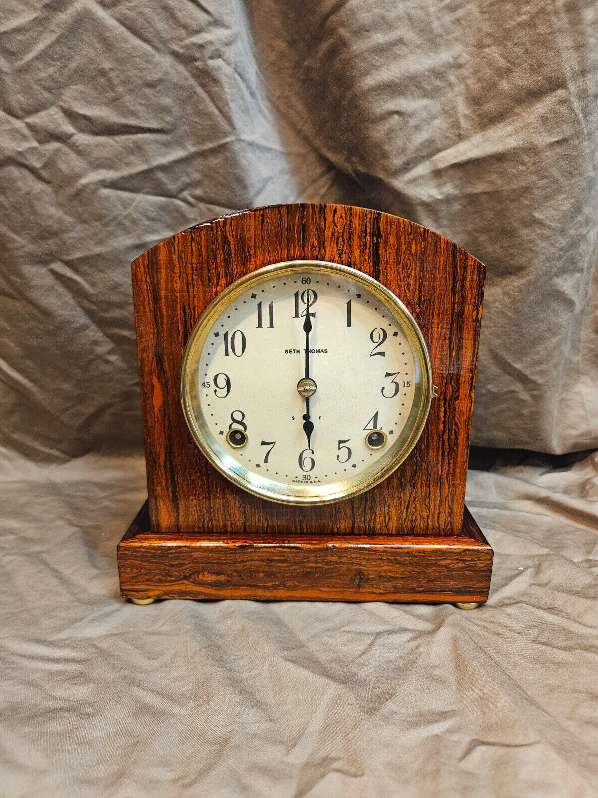 Restored Antique Seth Thomas Mantel Clock circa 1913 Original Movement