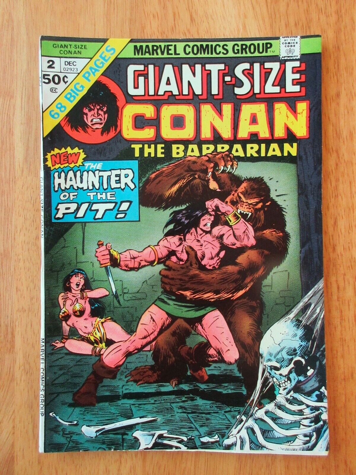 Giant-Size CONAN THE BARBARIAN #2 (1974) *Super Bright, Colorful & Glossy* (VF)