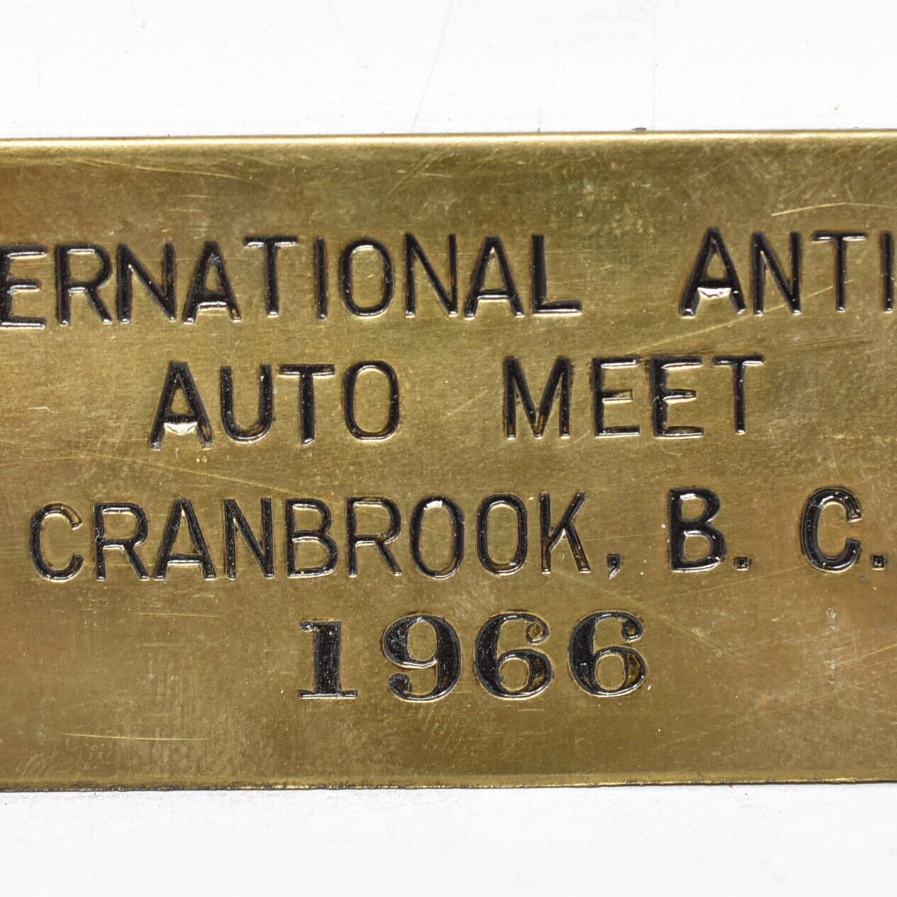1966 Antique Car American Canadian International Meet Cranbrook British Columbia