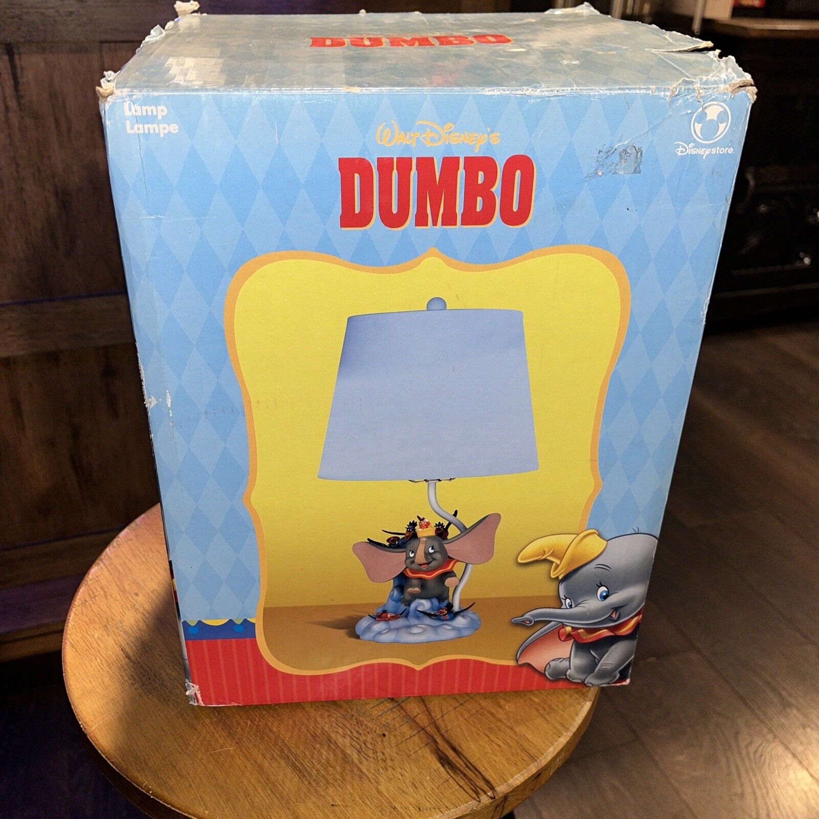 Walt Disney Store Dumbo Lamp Rare - See Photos