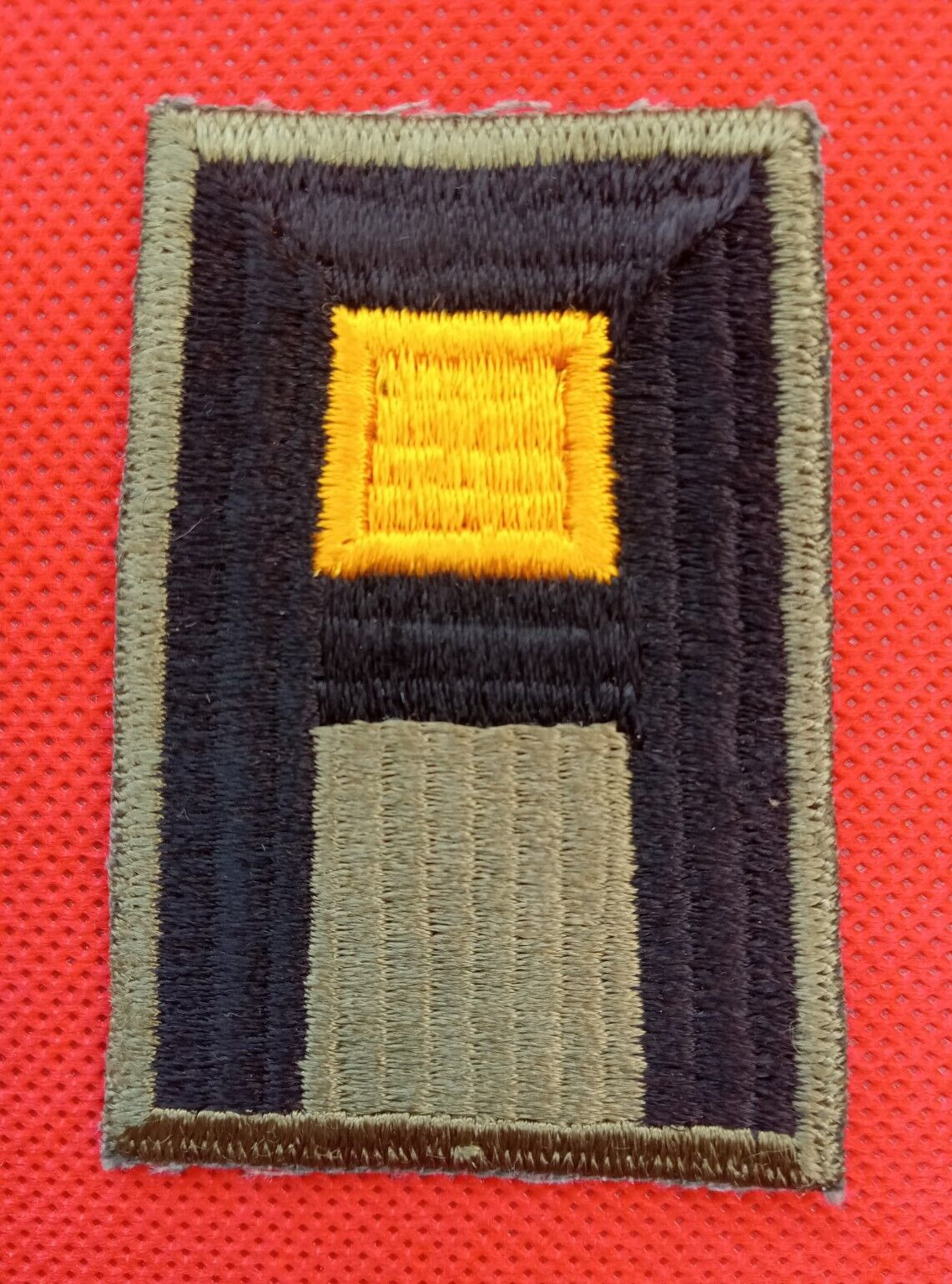 US Army Authentic Early WW2 Color Insert 1st Army Cavalry Patch