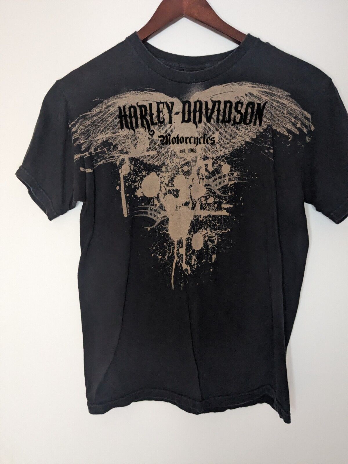 Harley Davidson Women's T-shirt Black Las Vegas Nevada Size Small