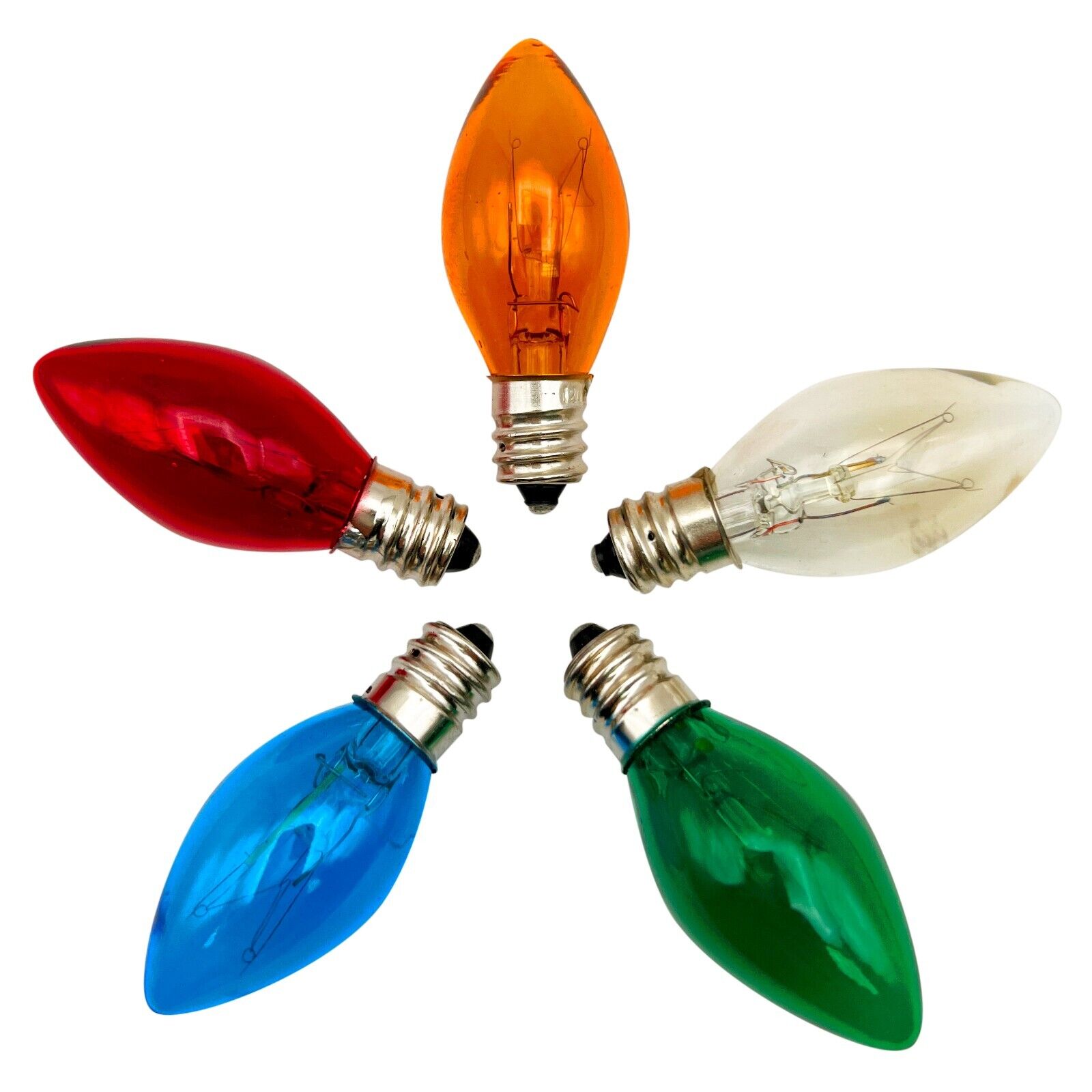 Vintage C7 Random Blinking Bulbs 5/pk