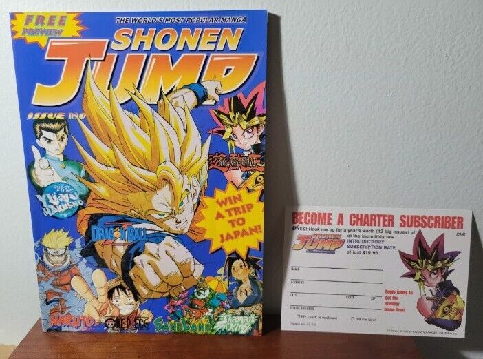 Shonen Jump Free Preview Issue 0 (Zero) 2002 - Fantastic New Condition - Insert