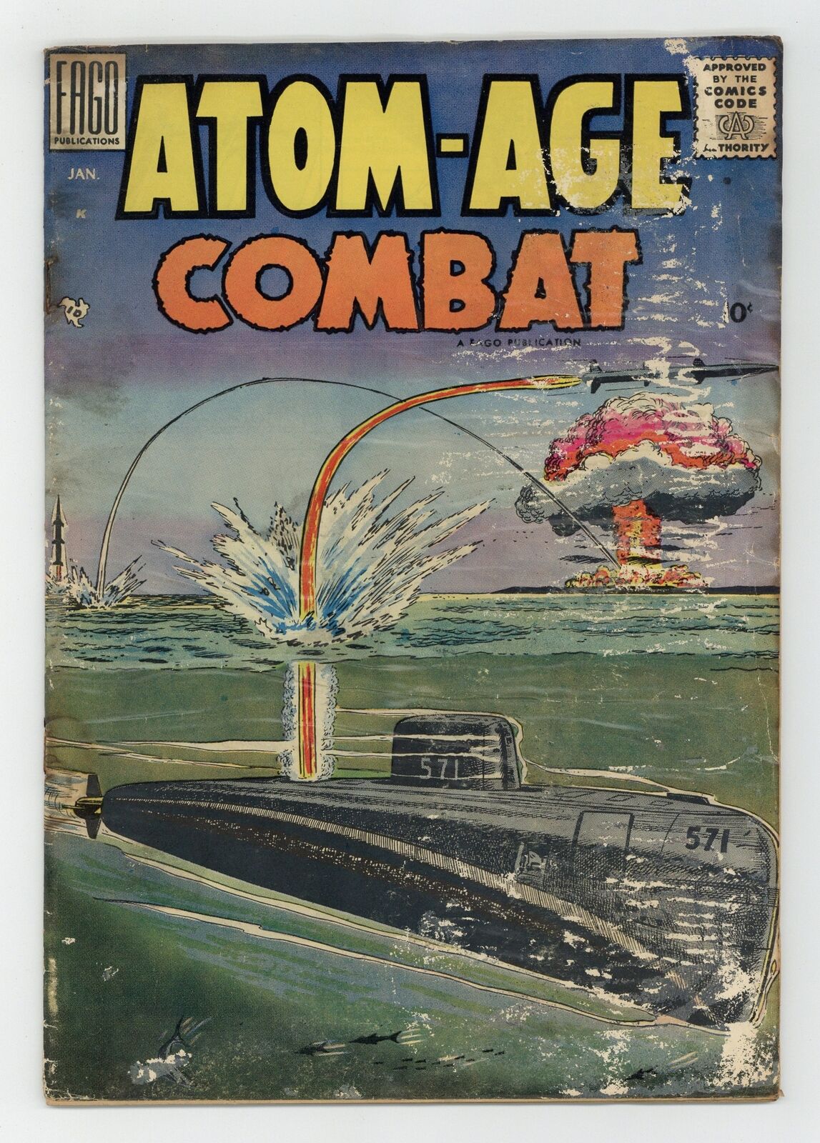 Atom Age Combat #2 FR 1.0 1959