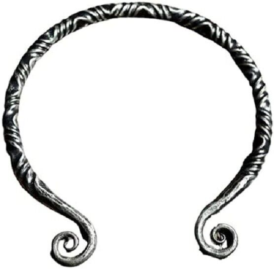TWISTING IRON TORC Torc Torques Necklace Twisted Druid Celtic Celt Celts Viking