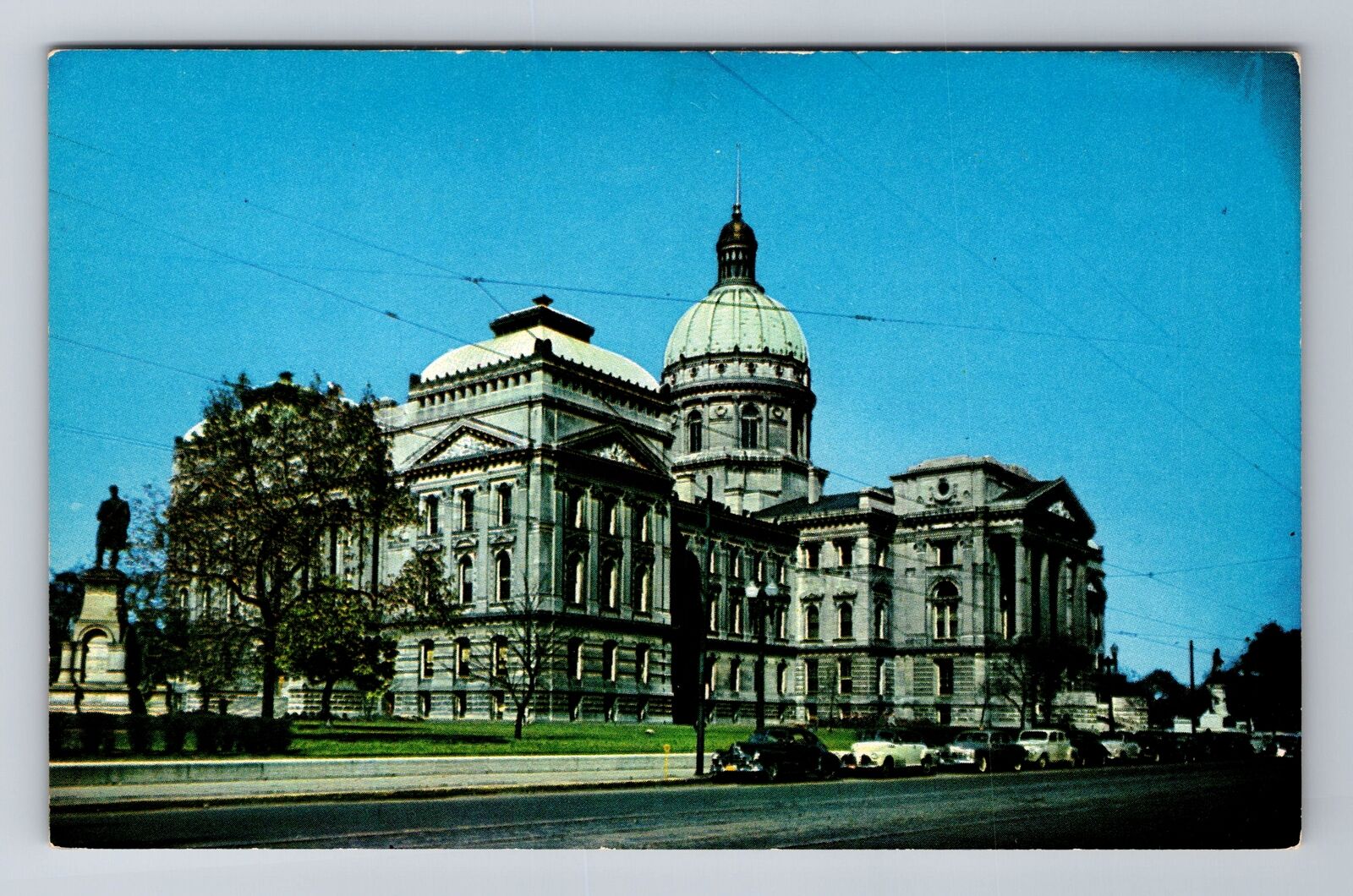Indianapolis IN-Indiana, Indiana State House, Antique Vintage Souvenir Postcard