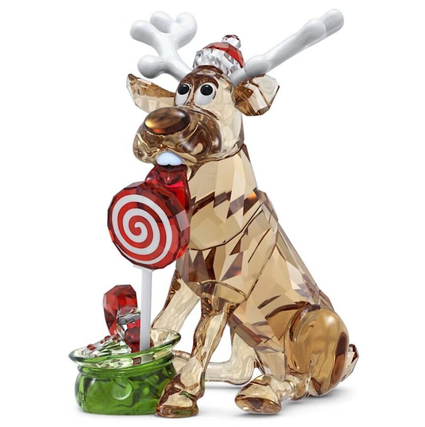 Swarovski Crystals Holiday Cheers Dulcis Reindeer figurine – 5655433