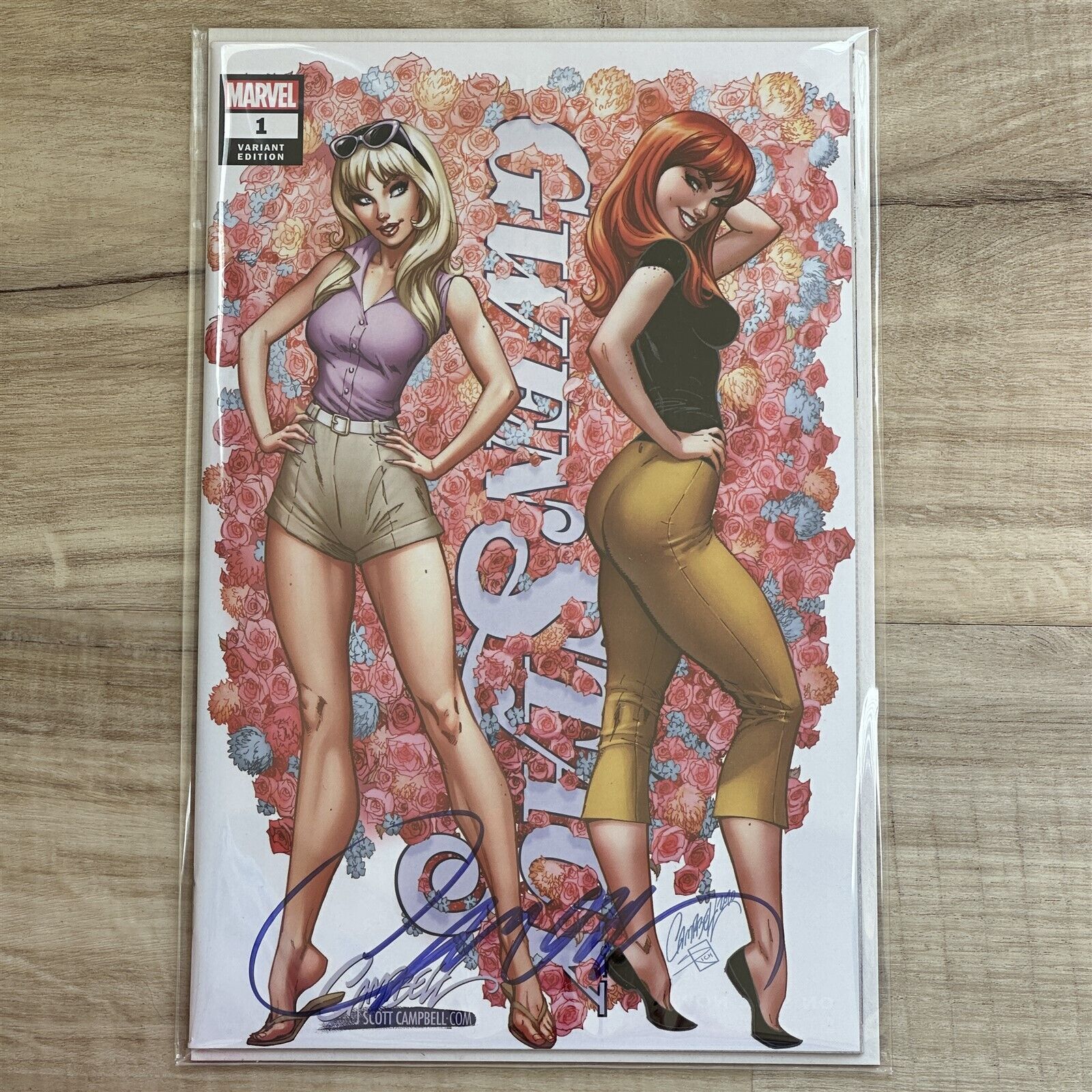 GWEN STACY #1 2020 J SCOTT CAMPBELL VARIANT B EXCLUSIVE SUMMER FASHION COVER GGA