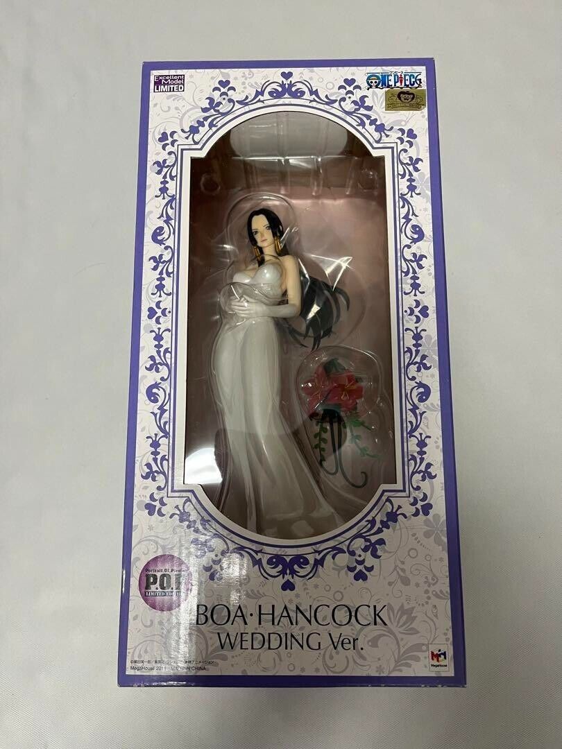 Megahouse Excellent Model Limited Edition Boa Hancock Figure Wedding Ver From JP