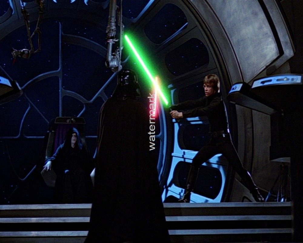 8x10 Darth Vader PHOTO photograph picture print luke skywalker saber duel