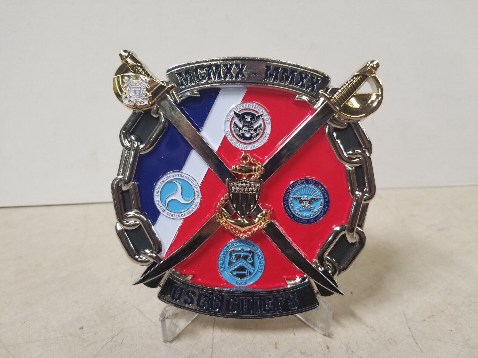USCG Chiefs May 18th 2020 100 Years Of Deck Plate Leadership Challenge Coin 