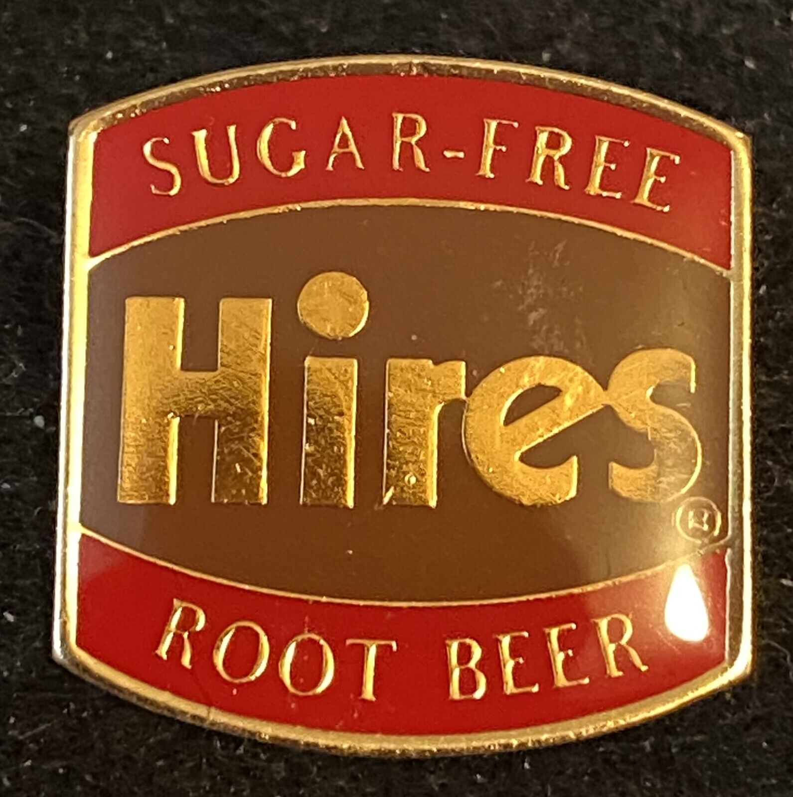 Hires Root Beer Emblem Sugar Free Lapel Pin