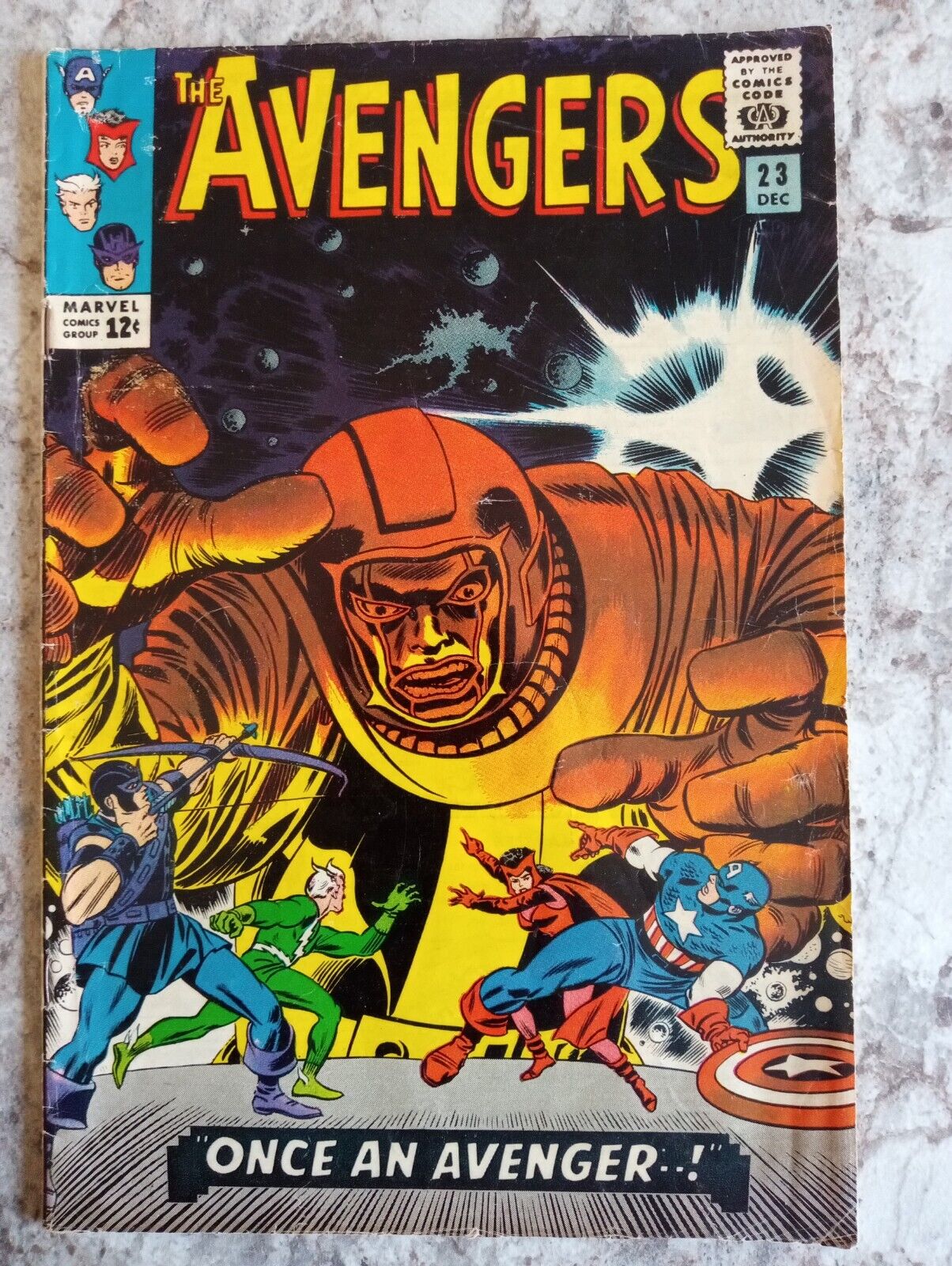 The Avengers #23 1st Rovonna Renslayer 🔑1st Print VG/F Marvel Comics 1965
