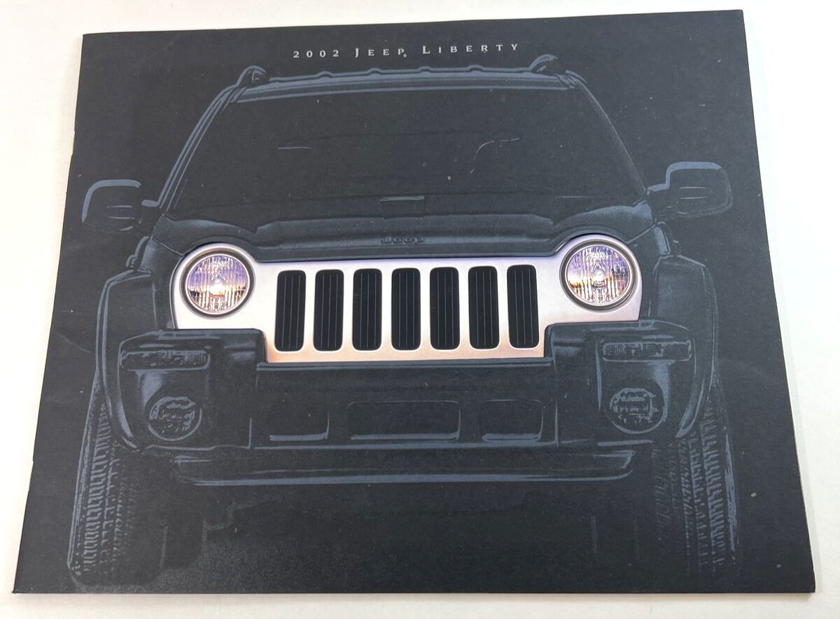 2002 Jeep Liberty Sales Brochure Staple Bound VGC